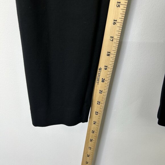 Spanx Pull On Perfect Pants Womens Size Medium Black Crop Back Seam - Picture 6 of 10